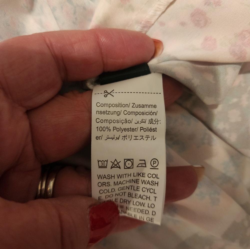 SHEIN Women's LUNE Ditsy Floral Print Sleeveless Dress NWT - Picture 12 of 13